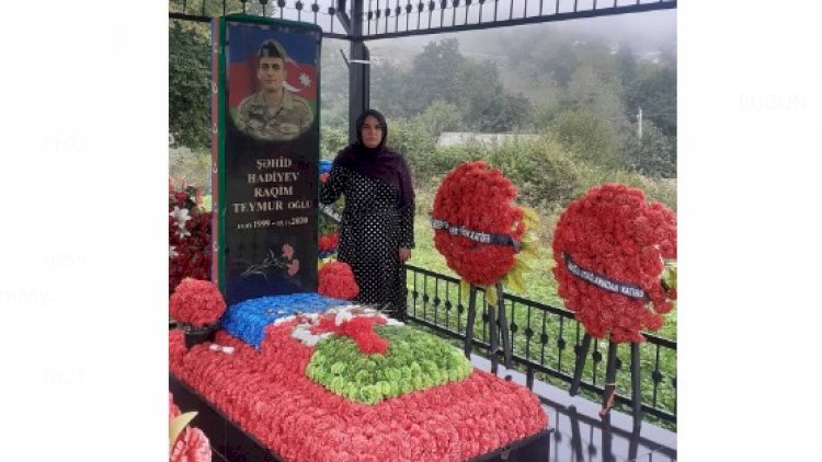    “İstəyirəm ki, oğlumun məzarı kənddən şəhərə köçürülsün”   - Şəhid anası