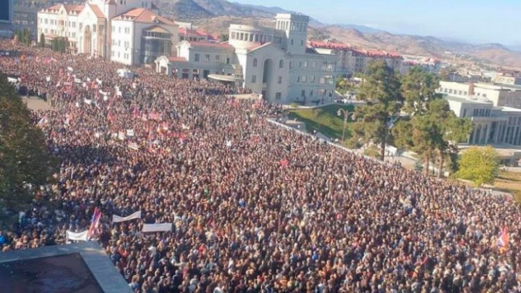    Xankəndidəki mitinq Ermənistanda narahatlıq yaradıb   