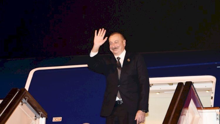    İlham Əliyevin Əlcəzairə səfəri başa çatdı - Fotolar   
