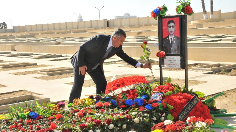    Abşeron rayonunda şəhidlər anıldı - Fotolar   