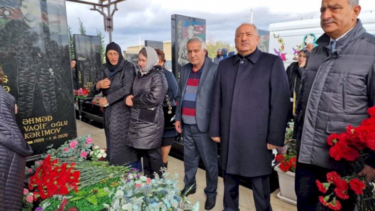    Suraxanıda Vətən müharibəsi şəhidi anıldı   - FOTOLAR