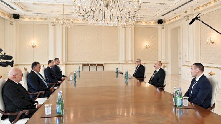    İlham Əliyev Spiros Kapralosu qəbul etdi   