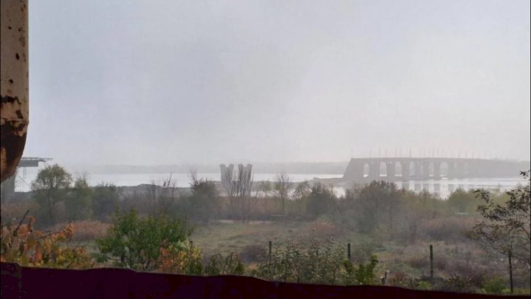    Dnepr çayı üzərindəki körpü partladıldı   
