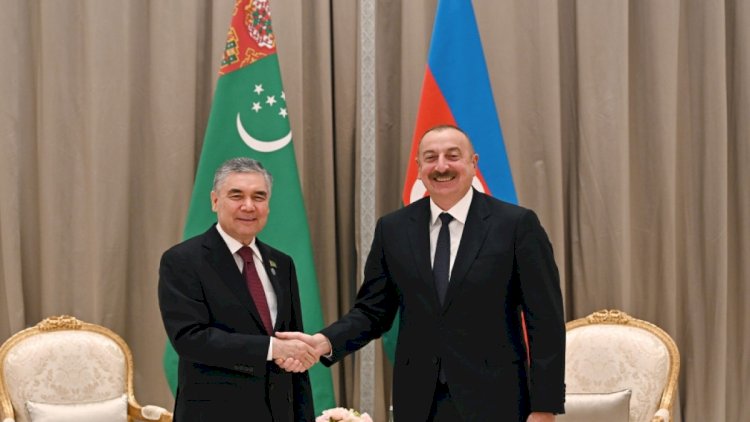    İlham Əliyev Qurbanqulu Berdiməhəmmədovla görüşdü   