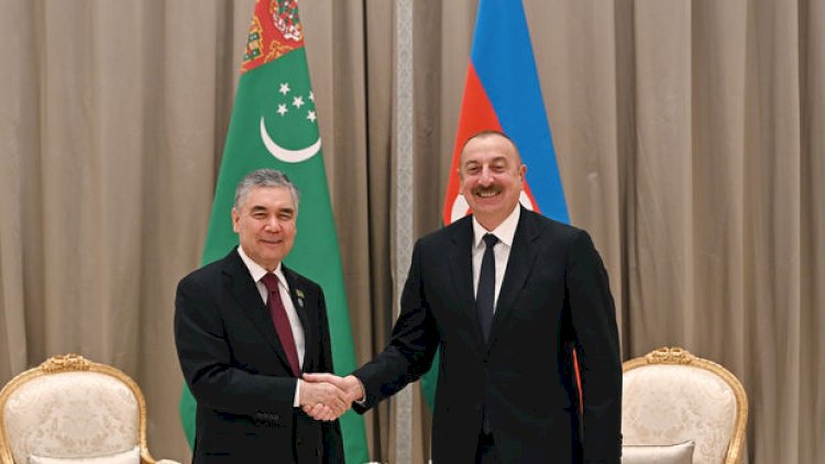    İlham Əliyev Səmərqənddə Qurbanqulu Berdiməhəmmədovla görüşdü   