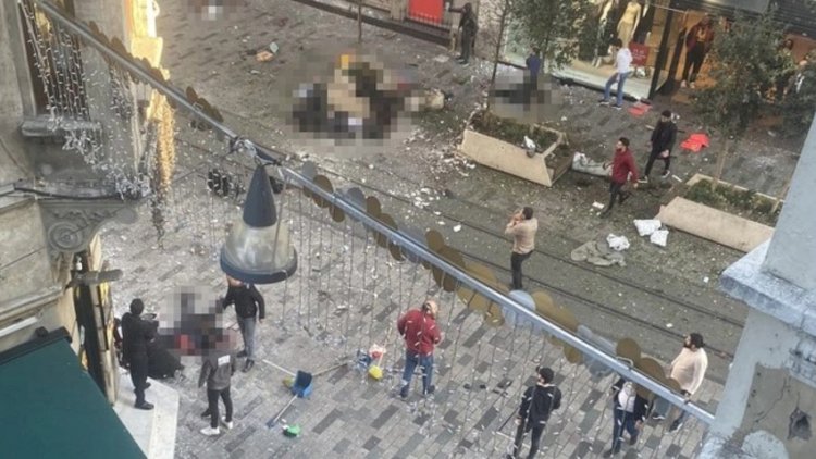    İstanbulda partlayış zamanı 6 nəfər öldü, 53 nəfər yaralandı   