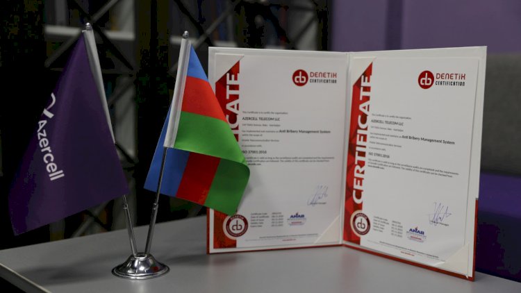    ISO 37001:2016 “Antikorrupsiya idarəetmə sistemi” üzrə Azercell-in sertifikasiyası uğurla yeniləndi   