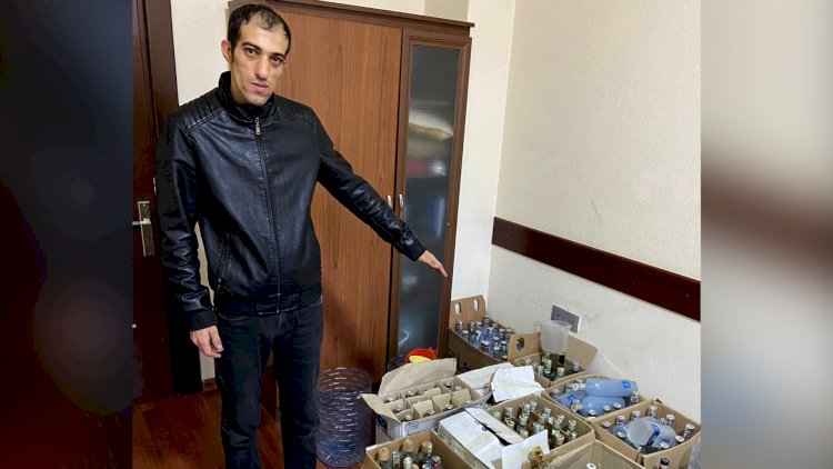    Nərimanovda saxta içki sexi aşkar olundu   