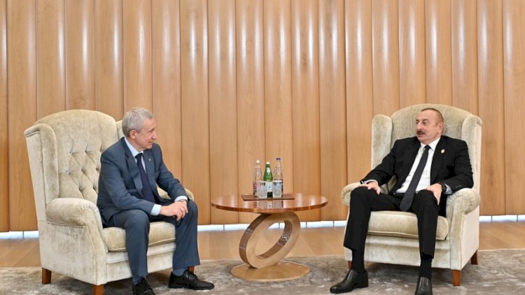    İlham Əliyev Andrey Klimovu qəbul etdi   