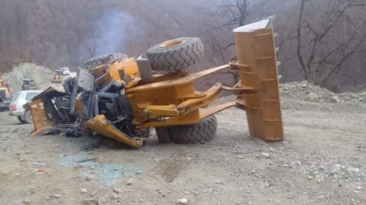    Kəlbəcərdə traktor aşdı,   ölən var