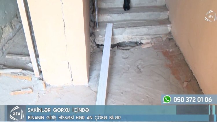    Evinə girəndə və çıxanda qorxu keçirən sakinlər – Xırdalanda çəkilən VİDEO   