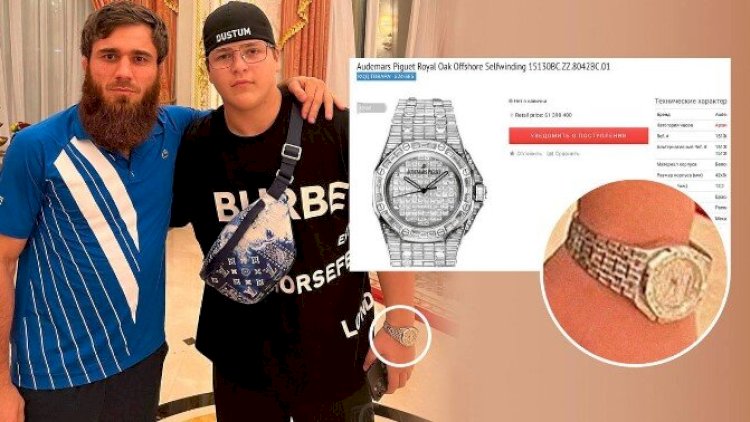    Ramzan Kadırovun oğlu 1,4 milyon dollarlıq saatla foto paylaşdı...   