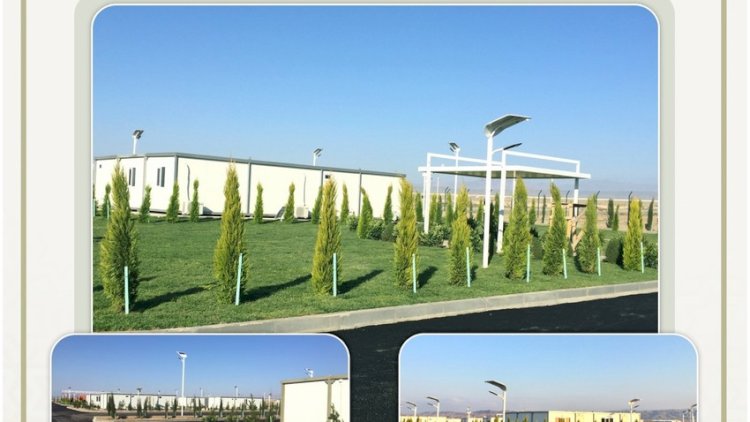    Cəbrayılda mobil şəhərcik tikilib - FOTOLAR   