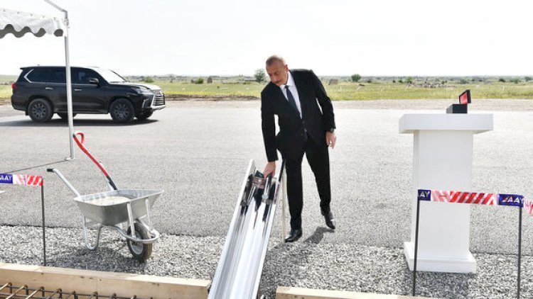    “Şəki-Oğuz” Aqroparkında yeni zavodun təməli qoyuldu   