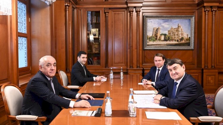    Əli Əsədov Putinin köməkçisini qəbul etdi   