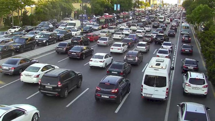    Bakıda bu yollarda tıxac var   