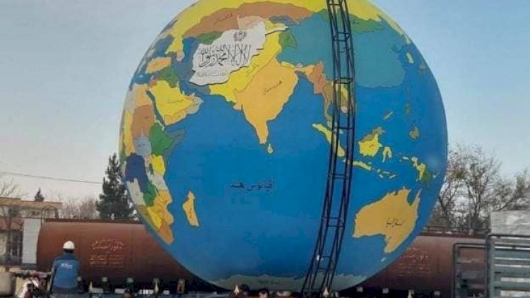    “Taliban“ın qlobusunda Azərbaycan ərazisi təhrif olundu - Foto   