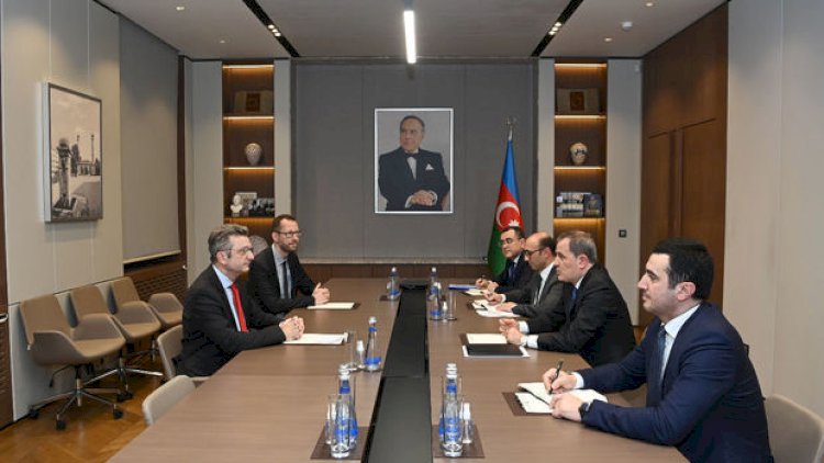    Ceyhun Bayramov Almaniyanın ölkəmizdəki səfiri ilə görüşdü   