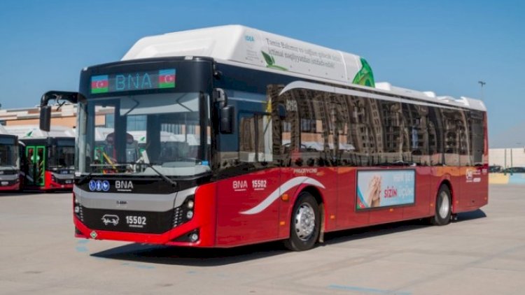    Bu xəttə 12 metrlik avtobuslar buraxılır   