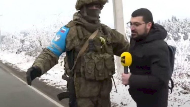    Azərbaycanlı jurnalistdən rusiyalı sülhməramlıya qarşı peşəkarlıq dərsi...   