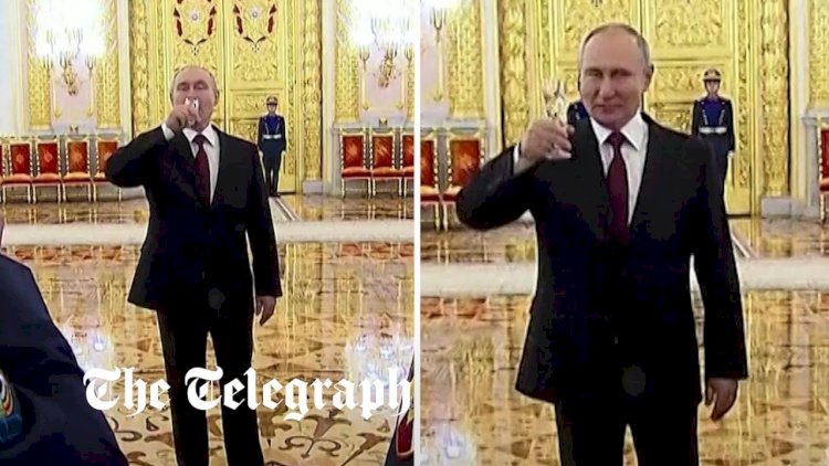    Putin içkili halda kameralar qarşısına keçdi - Video   