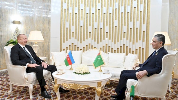   Prezident Əliyev Türkmənistan Parlamenti Xalq Məsləhətinin sədri ilə görüşdü   