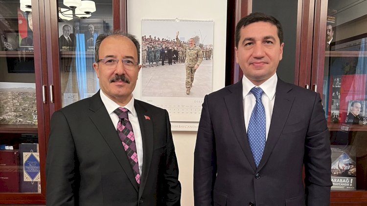    Hikmət Hacıyev Türkiyə səfiri ilə görüşdü    - Foto
