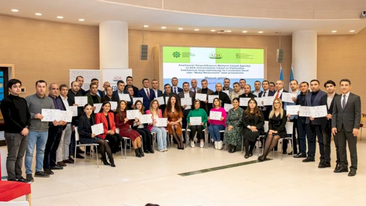    “Media Menecmenti” təlim proqramının bağlanış mərasimi keçirildi - Fotolar   