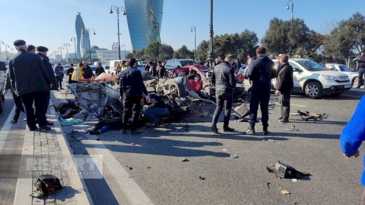    Bakıda ağır yol qəzası oldu,   3 nəfər öldü