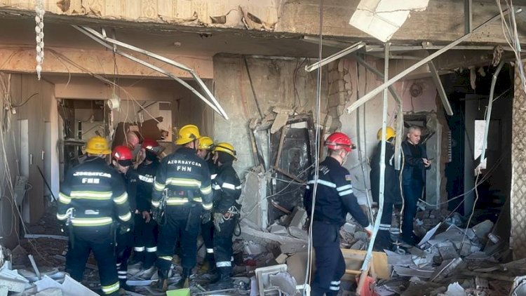   Bakıda yaşayış binasındakı partlayışda ölən şəxs polis imiş...   