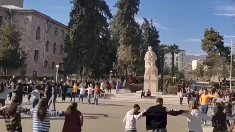    “Acından ölən” separatçılar Xocavənddə yallı gedir - Video   