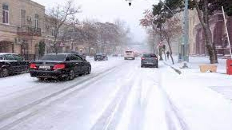    Xəbərdarlıq: Qar yağacaq, yollar buz bağlayacaq   