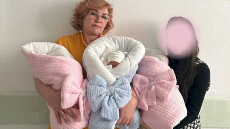    Bakıda üçəm doğuldu   