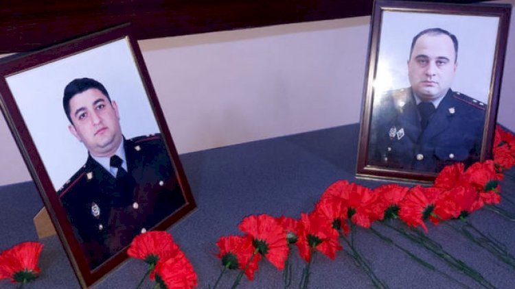    Azərbaycanda dəm qazından boğularaq vəfat edən polislərin   FOTOLARI