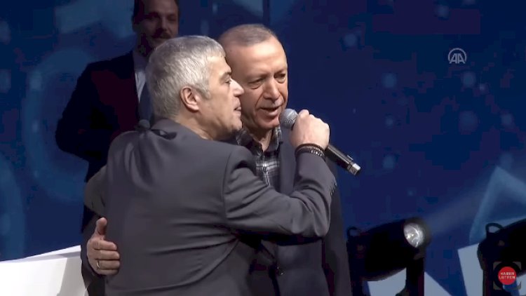    Ərdoğan mahnı oxudu   - Video
