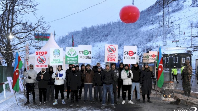    Laçın-Xankəndi yolu: Aksiya 33 gündür davam edir   