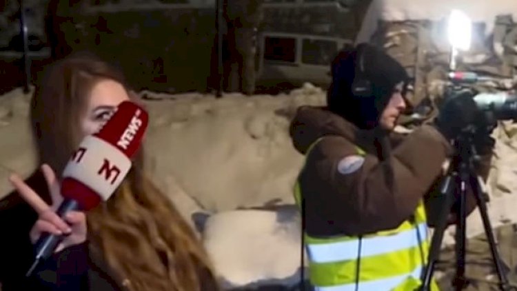    Rusiya telekanalının əməkdaşları Xankəndi-Laçın yolunda çəkiliş aparırlar - Video   