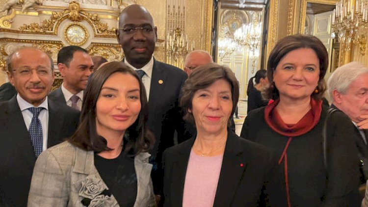    Leyla Abdullayeva Fransanın xarici işlər naziri ilə görüşdü   