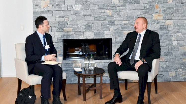    Prezident Əliyev Davosda növbəti görüşünü keçirdi   