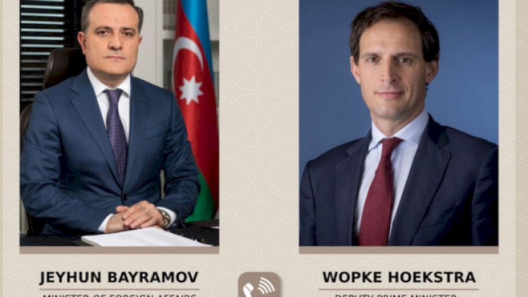    Ceyhun Bayramov niderlandlı həmkarı ilə Laçın yolundakı vəziyyəti müzakirə etdi   