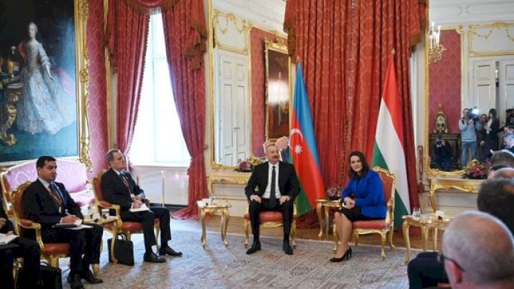    Azərbaycan və Macarıstan prezidentlərinin geniş tərkibdə görüşü oldu   