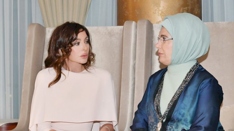    Əminə Ərdoğan Mehriban Əliyevaya təşəkkür etdi    