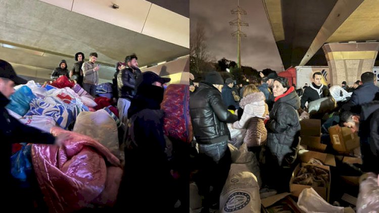    Bakıda Türkiyəyə göndərilən yardımla əlaqədar izdiham yaşandı   