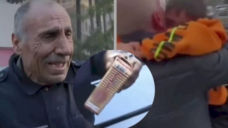    Cibində peçenye gözləyən ata oğluna qovuşdu   - Ürəkdağlayan görüntülər/Video