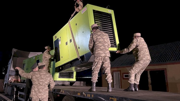    Türkiyəyə stasionar generatorlar göndərilib   