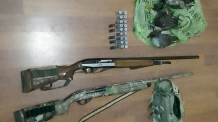    Hacıqabulda qanunsuz ov edən beş nəfər saxlanıldı   