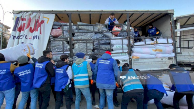    Azərbaycandan Türkiyəyə köməyə gedən 100-dən çox könüllü gənc Kahramanmaraşa çatdı   