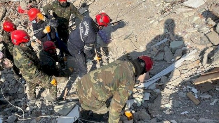    Xilasediiclərimiz dağıntılar altından 613 nəfərin cəsədini çıxarıb   