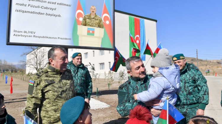    Cəbrayılda DSX-ya aid xidməti yaşayış binaları istifadəyə verildi   - Fotolar