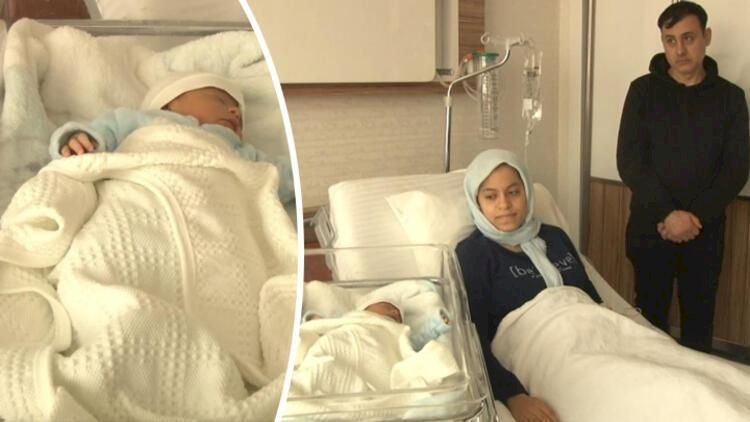    Zəlzələdə 9 aylıq hamilə arvadını balkondan ataraq xilas etdi   - Video